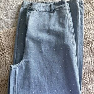 House of Harlow 1960 sparkle wide leg jeans!